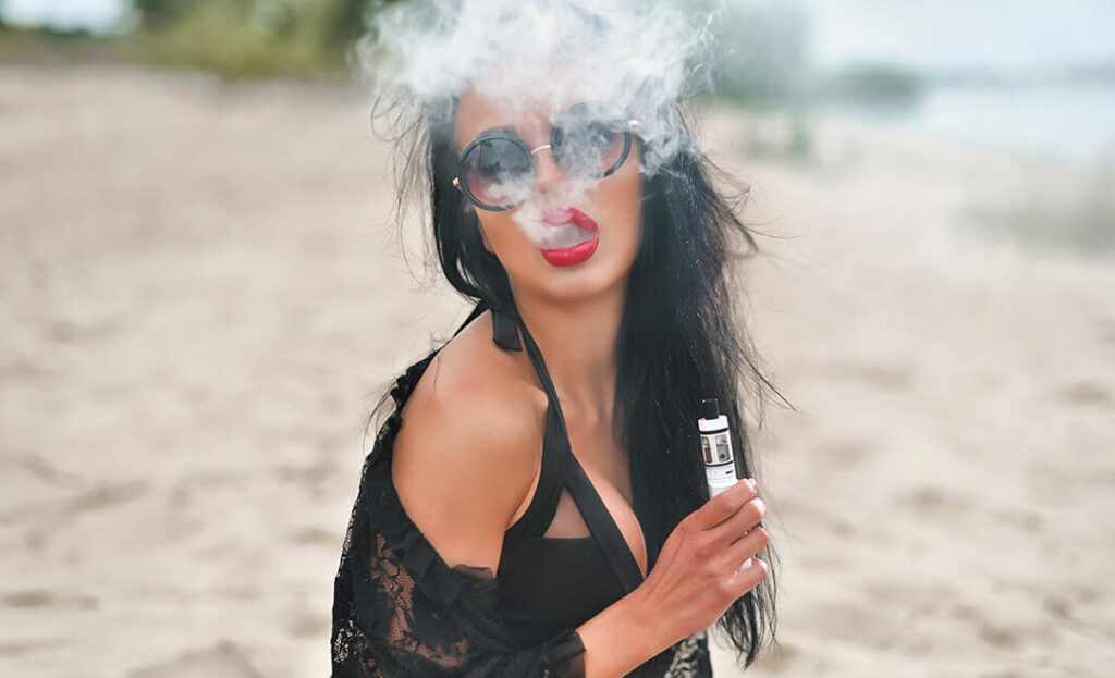 girl with a cigarette